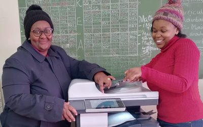 THREE NOUPOORT SCHOOLS EQUIPPED WITH PRINTERS